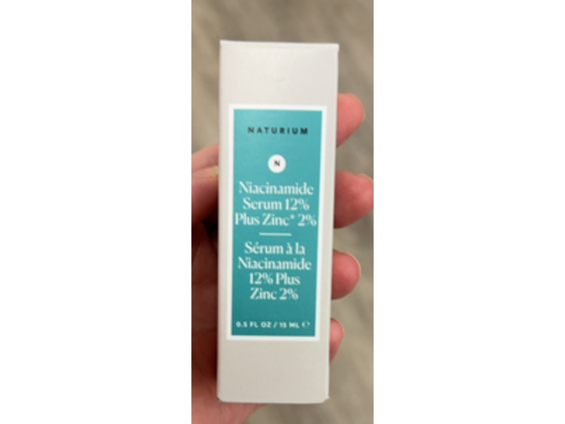 Naturium Niacinamide 12% Serum, Zinc 2%, 0.5 fl oz/15 mL