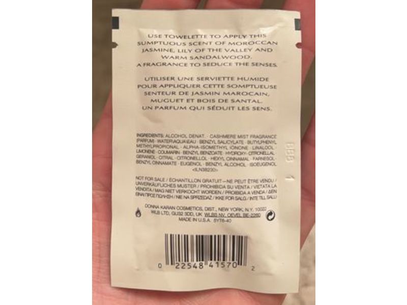 Donna Karan Eau De Parfum, Cashmere Mist, 0.07 fl oz/2 ml