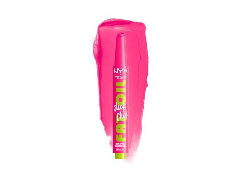 NYX Professional Makeup Fat Oil Slick Click Shiny Lip Balm, Thriving, 0.07 oz/2 g