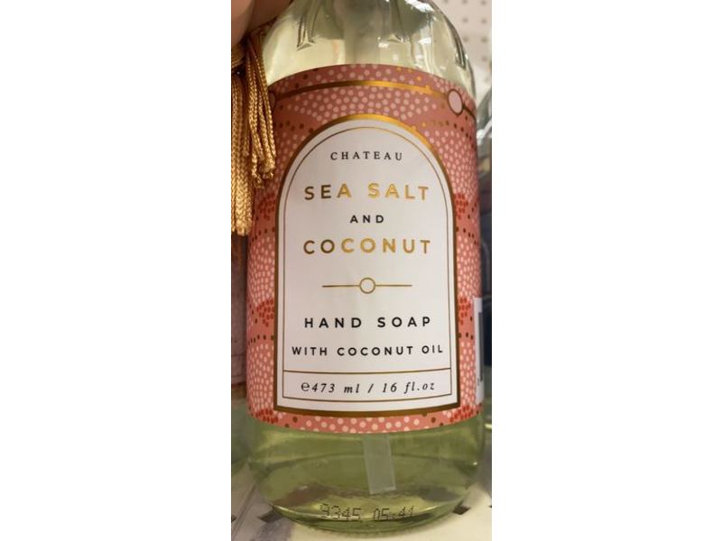 Chateau Hand Soap, Sea Salt And Coconut, 16 fl oz/473 ml