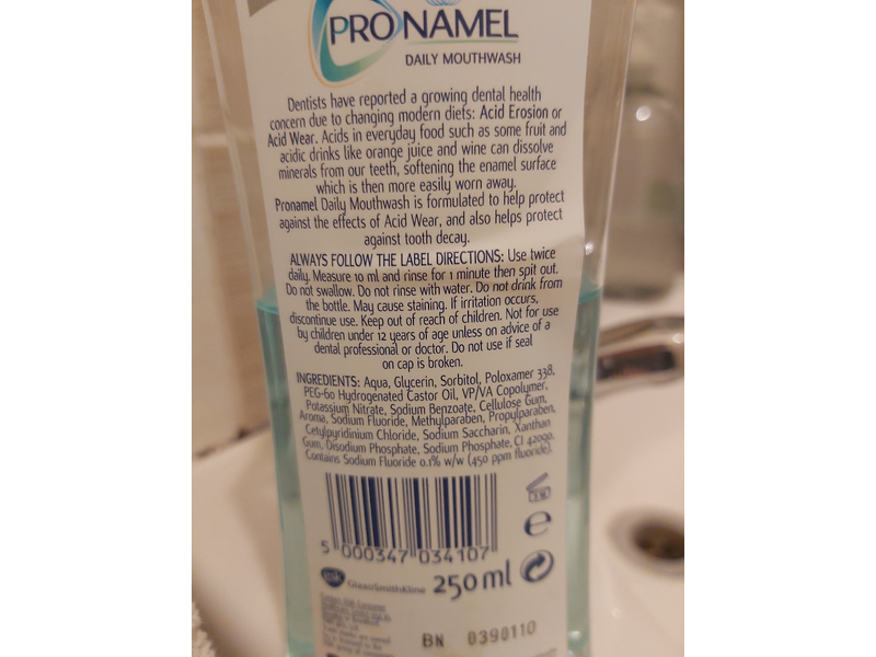 Sensodyne Pronamel Daily Mouthwash, 250 mL