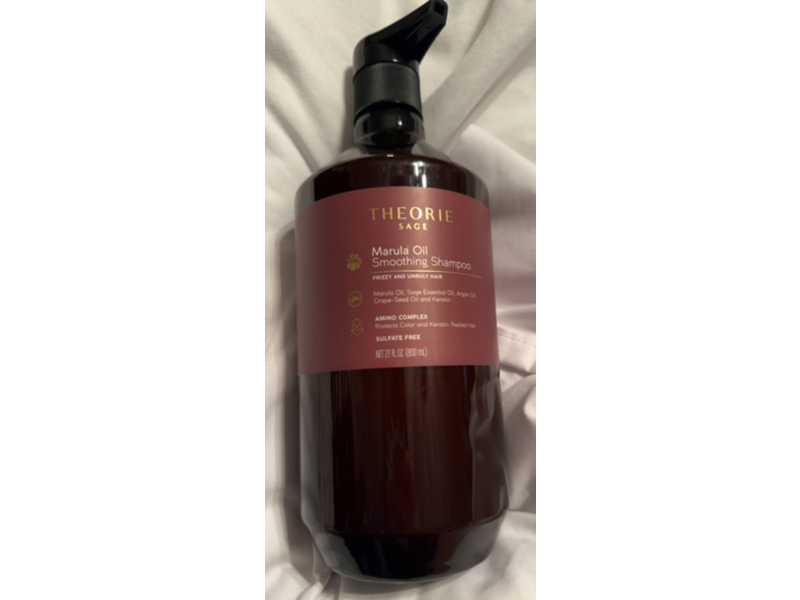 Theorie Sage Smoothing Shampoo, Marula Oil, 27 fl oz/800 mL