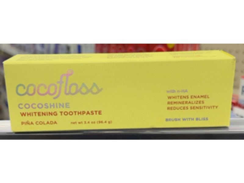 Cocofloss Cocoshine Whitening Toothpaste,, 3.4 oz/96.4 g