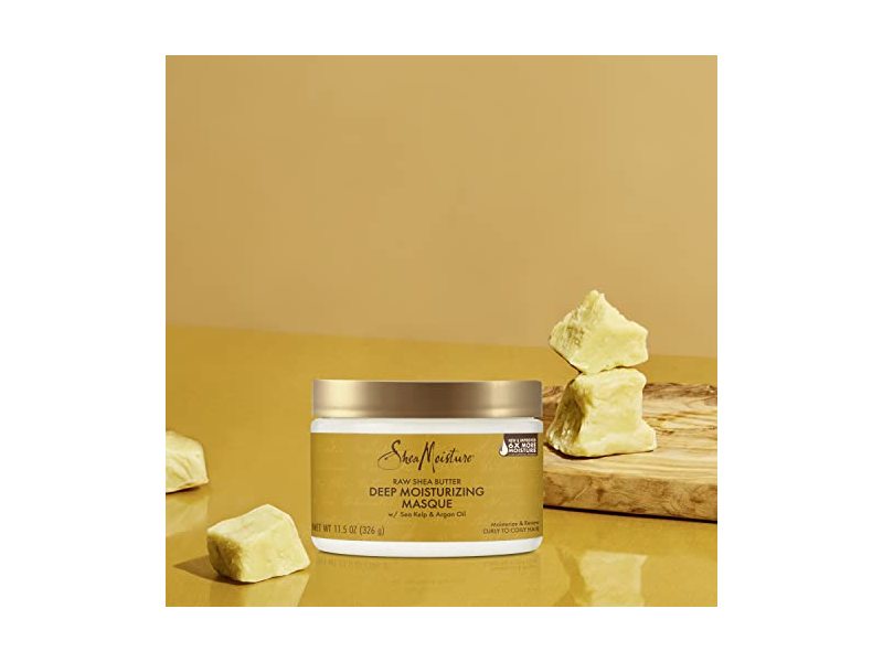 SheaMoisture Raw Shea Butter Deep Moisturizing Hair Masque for Curly Hair 11.5 oz
