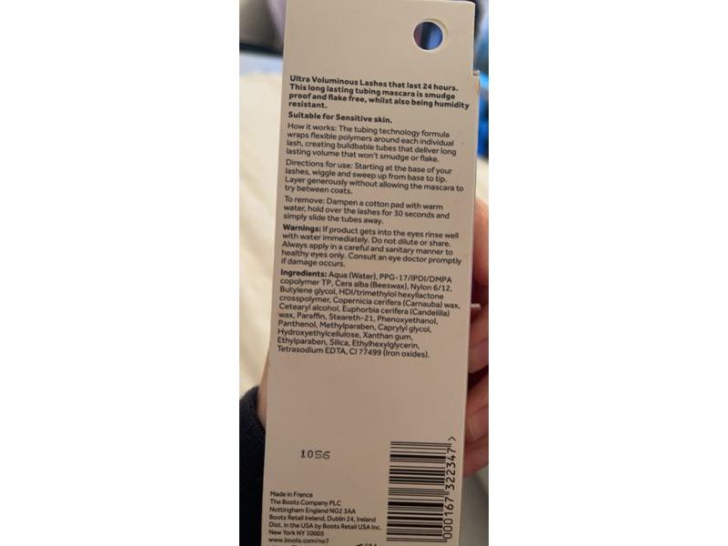 No7 Stay Perfect Ultra Bristle Brush, Black, 0.25 fl oz/7 mL