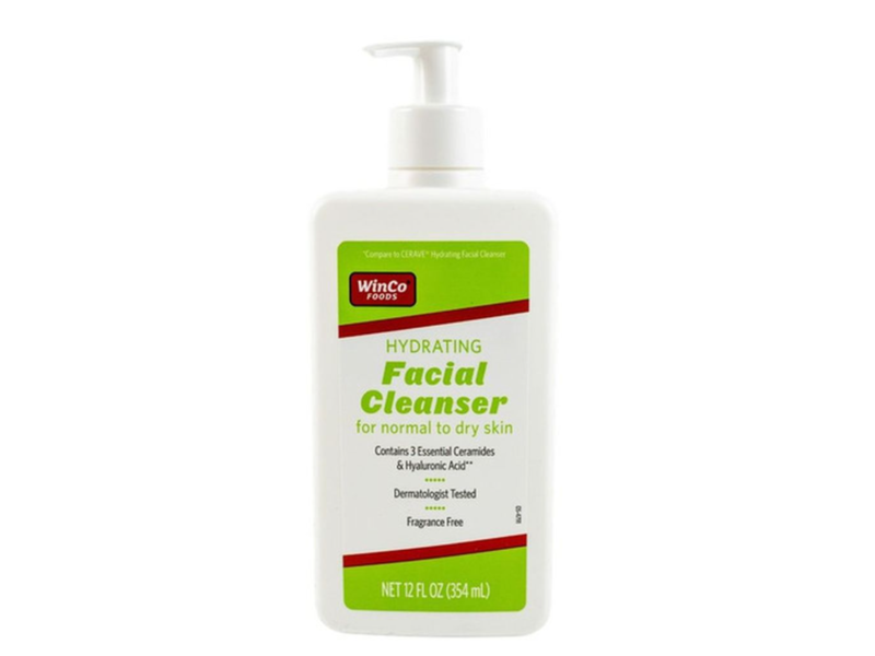 WinCo Foods Hydrating Facial Cleanser, 3 Essential Ceramides & Hyaluronic Acid, 12 fl oz/354 mL