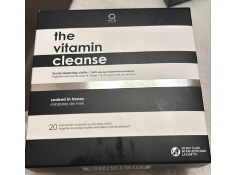 Kala Health The Vitamin Cleanse Facial Cleansing Cloths, Honey, 20 Count