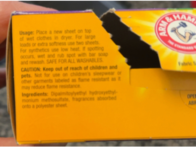 Arm & Hammer Odor Blasters Fresh Botanical Dryer Sheets, 120 Sheets