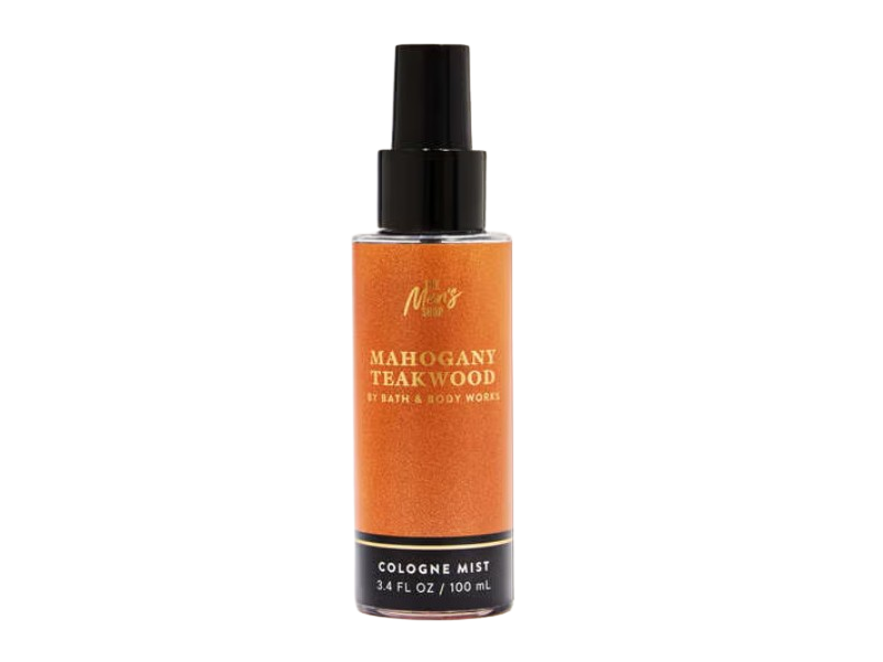 Bath & Body Works The Men's Shop Cologne Mist, Mahogany Teakwood, 3.4 fl oz/100 mL