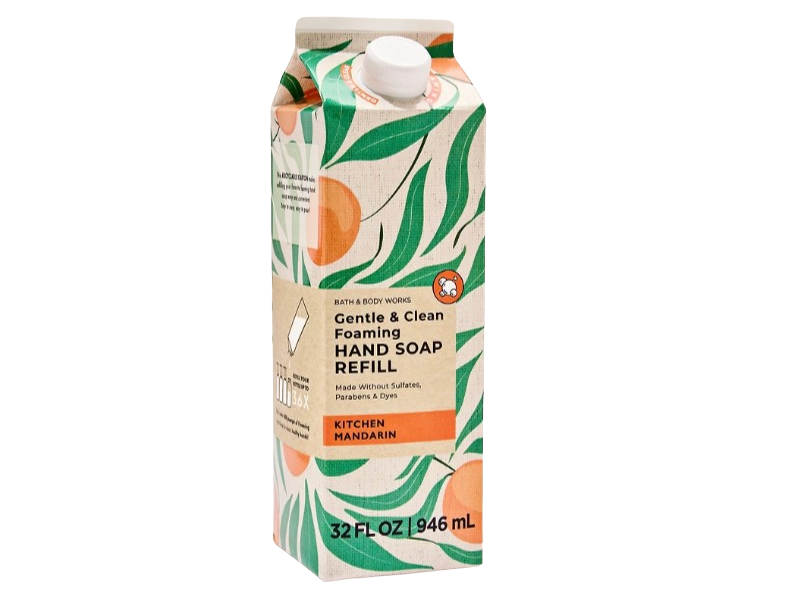 Bath & Body Works Gentle & Clean Foaming Hand Soap Refill, Kitchen Mandarin, 32 fl oz/946 mL
