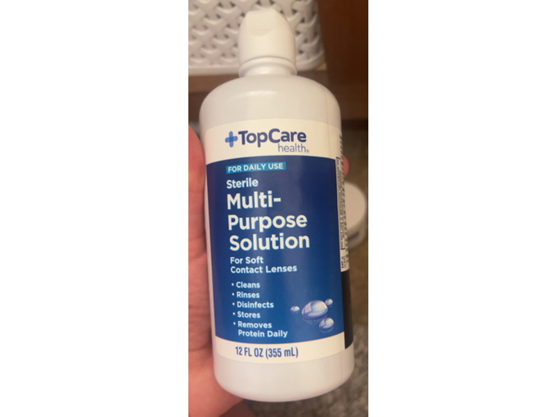Top Care Health Multi-Purpose Solution, 12 fl oz/355 mL