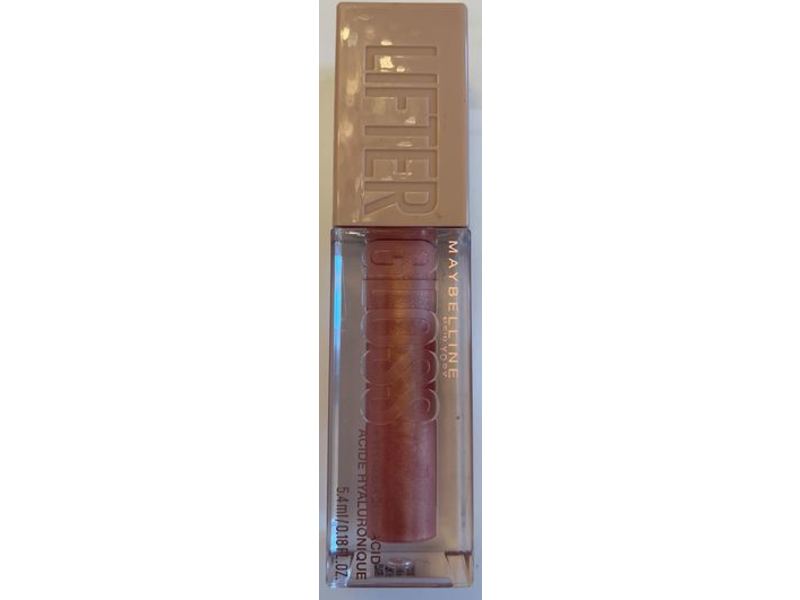 Maybelline New York Lifter Gloss + Hyaluronic Acid, Brass, 0.18 fl oz/5.4 mL