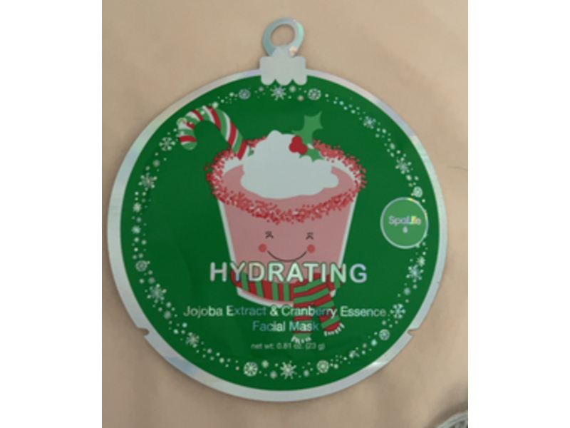 Spalife Hydrating Facial Mask, Jojoba Extract & Cranberry Essence, 0.81 oz/23 g