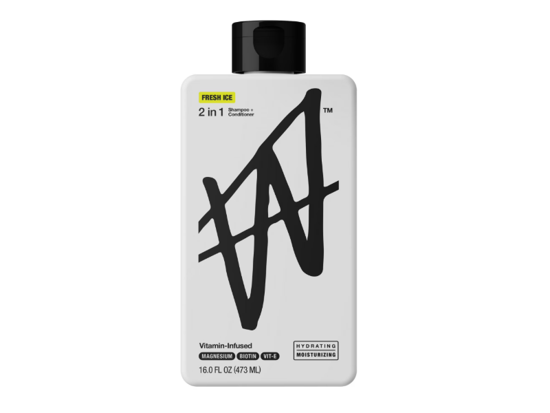 W by Jake Paul 2-in-1 Shampoo + Conditioner, Fresh Ice Scent, 16 fl oz/473 mL