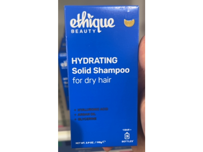 Ethique Hydrating Solid Shampoo, 3.9 oz/110 g