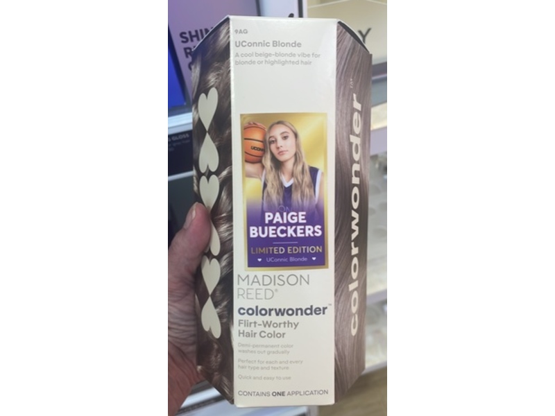 Madison Reed Colorwonder Flirt Worthy Demi-Permanent Hair Color, 9Ag Uconnic Blonde, 1 Application