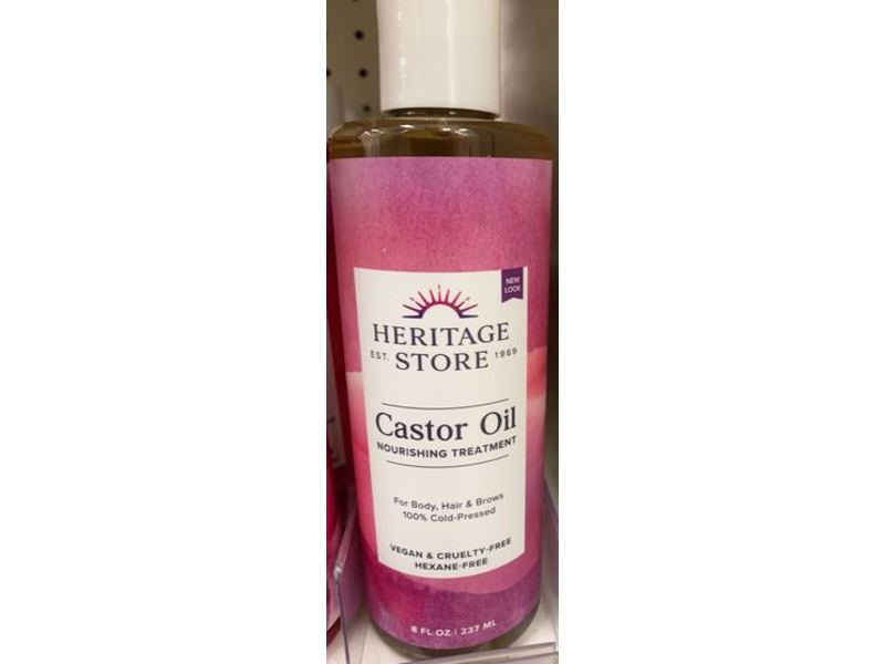 Heritage Store Castor Oil Nourishing Treatment, 8 fl oz/237 mL