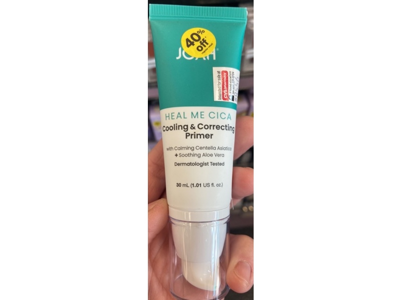 JOAH Heal Me Cica Cooling & Correcting Primer, 1.01 fl oz/30 mL