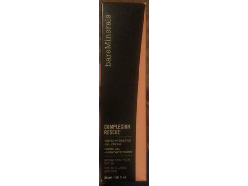 Bareminerals Complexion Rescue Tinted Hydrating Gel Cream, SPF 30, Spice 08, 1.18 oz/35 mL