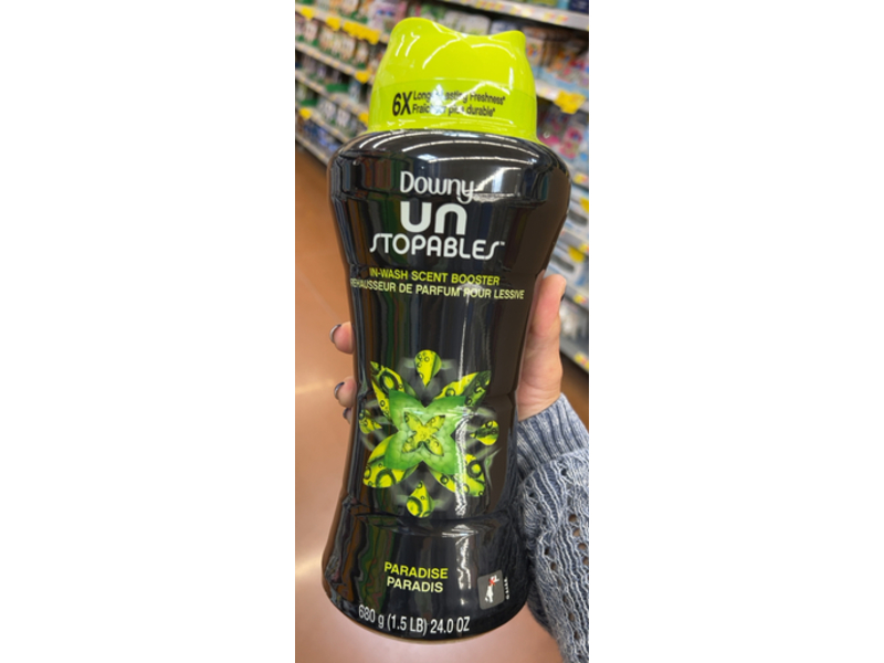 Downy Unstopables In - Wash Scent Booster, Paradise, 24.0 oz/680 g