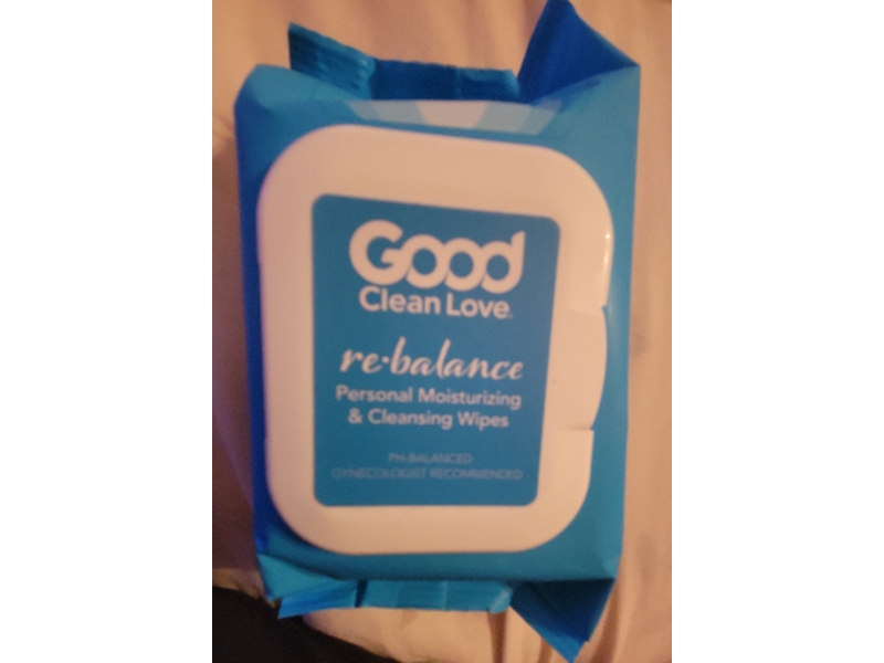 Good Clean Love Personal Moisturizing & Cleansing Wipes, 30 Count