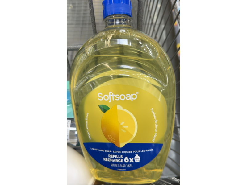 Softsoap Liquid Hand Soap, Meyer Lemon, 50 fl oz/1.47 L