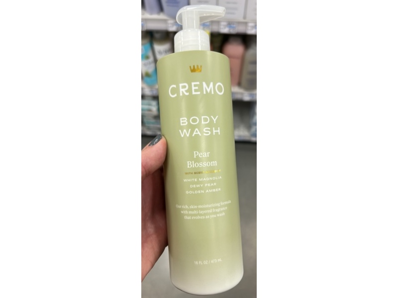 Cremo Body Wash, Pear Blossom, 16 fl oz/473 mL