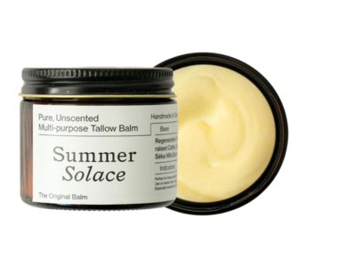 Summer Solace Pure, Unscented Multi-Purpose Tallow Balm, 60 mL