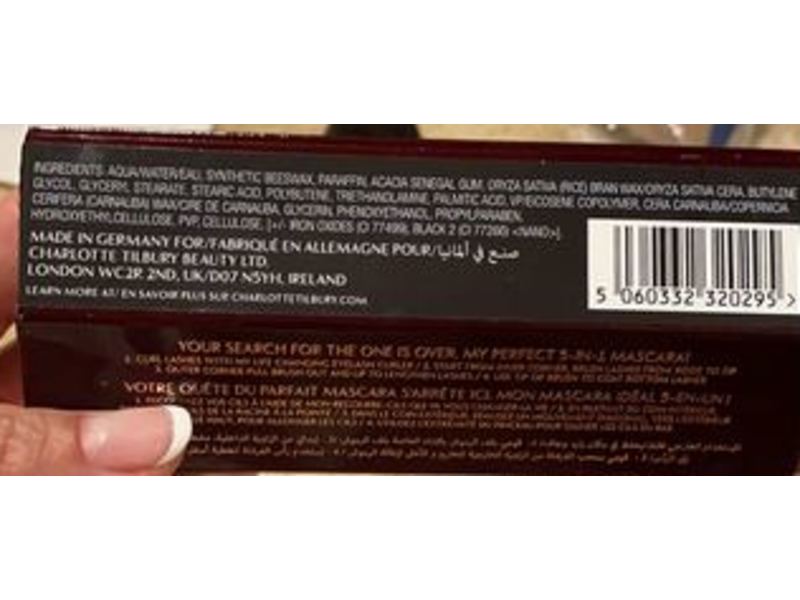 Charlotte Tilbury Full Fat Lashes Mascara, Glossy Black, 8 mL