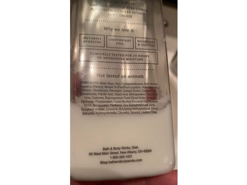 Bath & Body Works Happy Vibes Body Lotion, Shea Butter & Vitamin E, 8 fl oz/236 mL