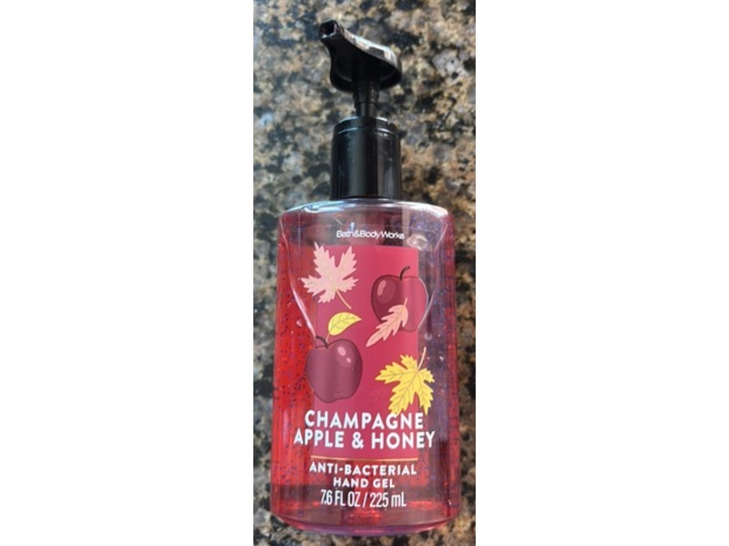 Bath & Body Works Anti-Bacterial Hand Gel, Champagne Apple & Honey, 7.6 fl oz/225 mL
