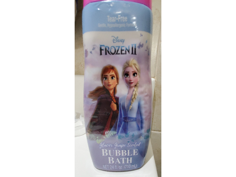 Disney Frozen Bubble Bath, Glacier Grape, 24 fl oz/710 mL