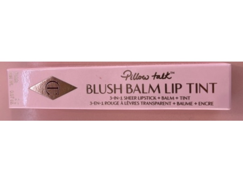 Charlotte Tilbury Pillow Talk Blush Balm Lip Tint, Blushed Jam, 0.07 oz/2 g