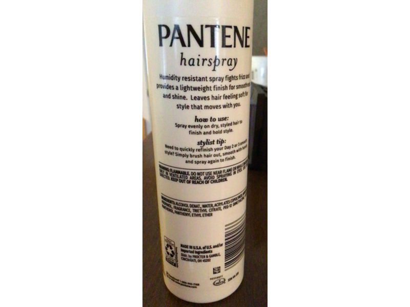Pantene Lightweight Finish Non Aerosol Hairspray, Hold Level 2, 8.5 fl oz/252 mL