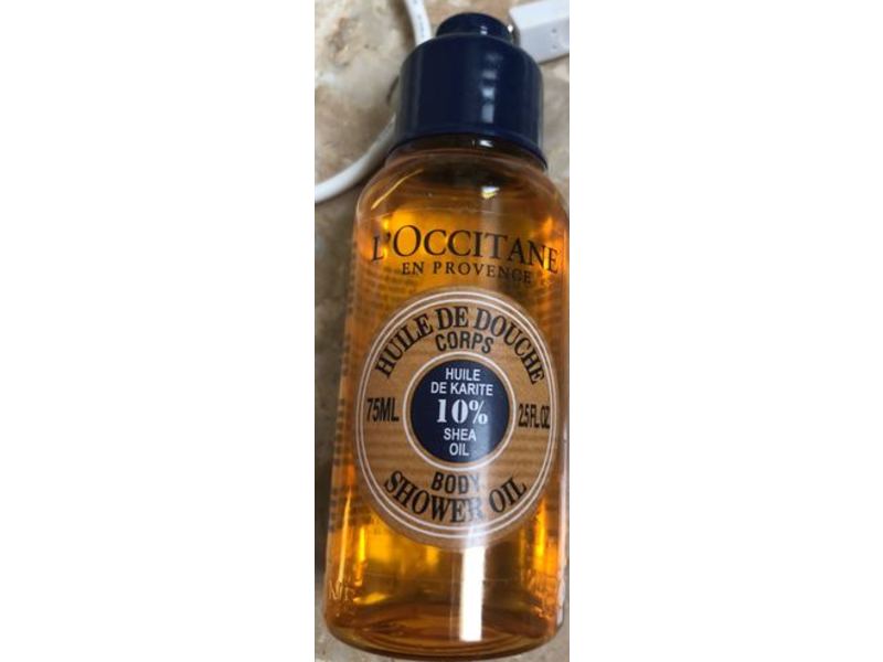 L'Occitane Body Shower Oil, Shea Oil, 2.5 fl oz/75 mL