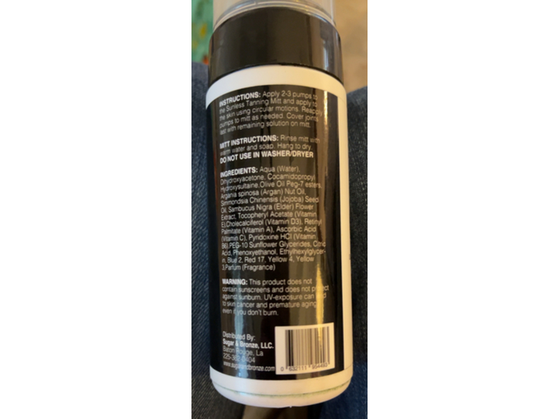 Sugar & Bronzed Not Baked Rapid Tanning Mousse