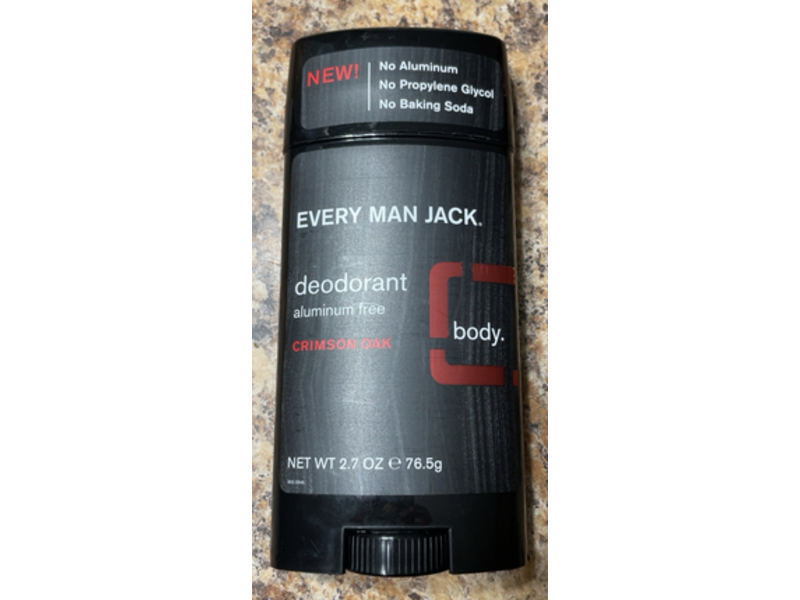 Every Man Jack Deodorant, Crimson Oak 2.7 oz/76.5 g