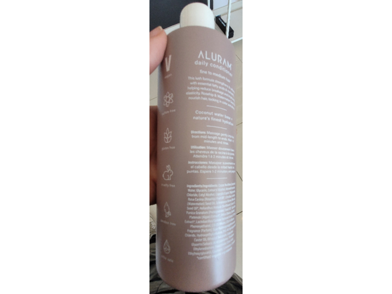 Aluram Clean Beauty Collection Daily Conditioner, 12 fl oz/355 ml
