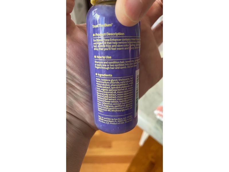 Sun Bum Tone Enhancer, Blonde, 1.5 fl oz/44 mL