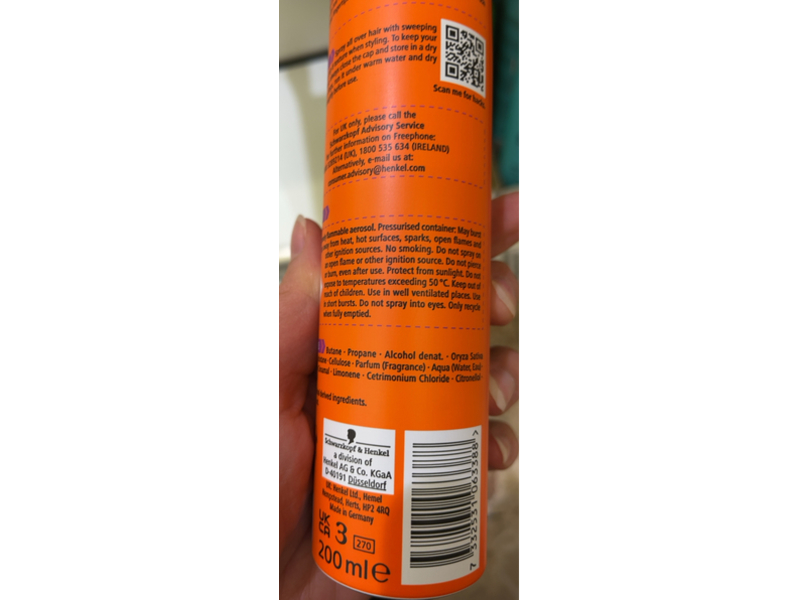 Got2b Extra Texture Dry Shampoo, 200 mL