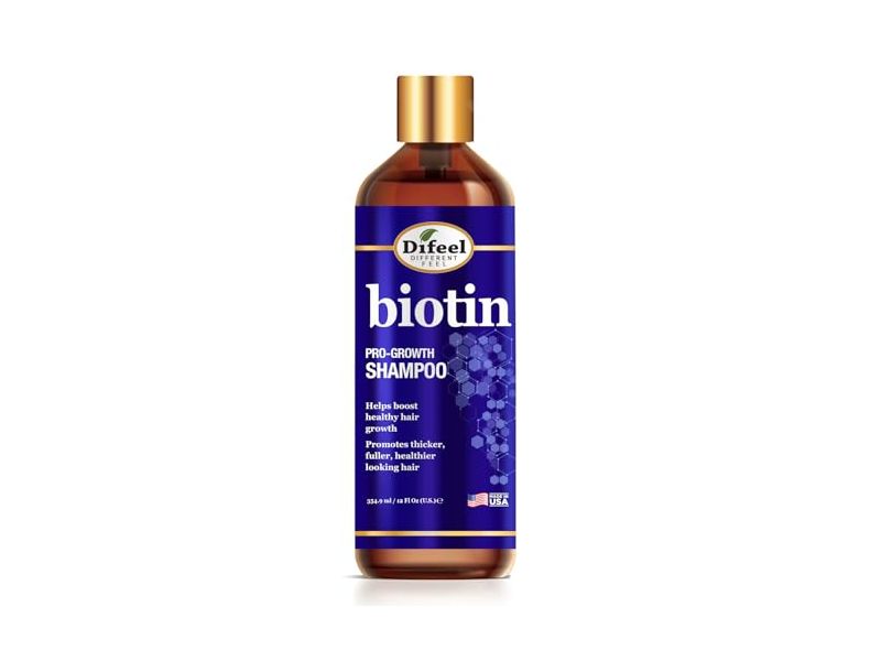 Difeel Biotin Pro-Growth Shampoo, 12 fl oz/354.9 mL