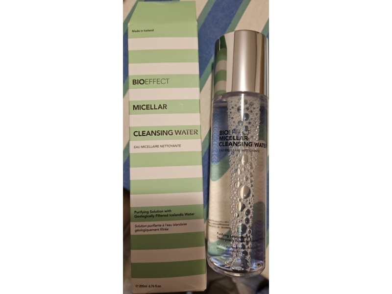 BioEffect Micellar Cleansing Water, Geologically Filtered Icelandic Water, 6.76 fl oz/200 mL