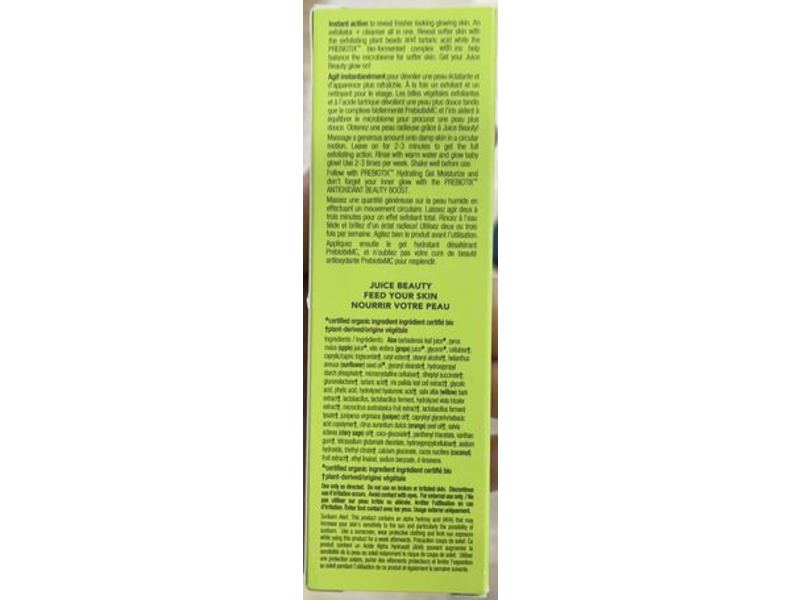 Juice Beauty Prebiotix Instant Flash Facial, Tartaric + Iris, 2 fl oz/60 mL
