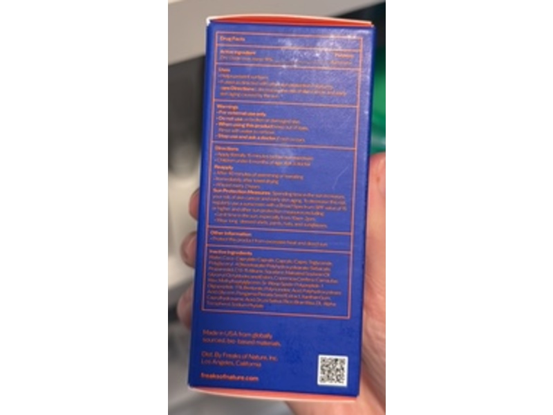 Freaks Of Nature Daily Defender Sunscreen, SPF 30, 1.7 fl oz/50 mL