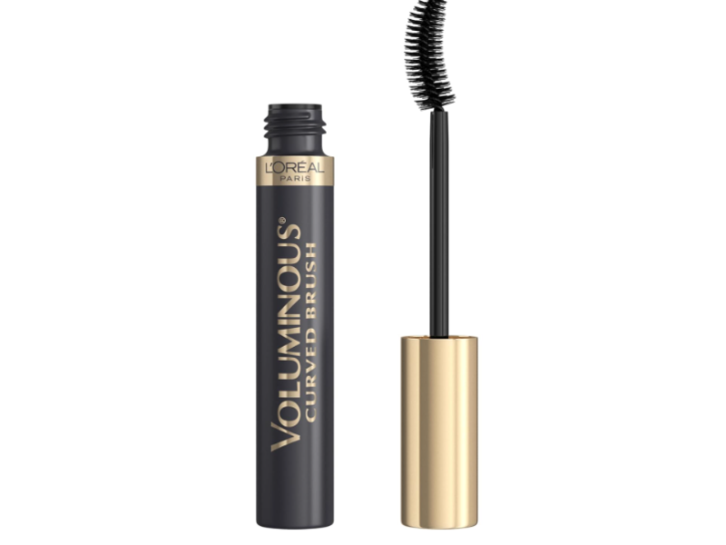 L'Oreal Paris Voluminous Curved Brush Mascara, Black, 0.28 oz