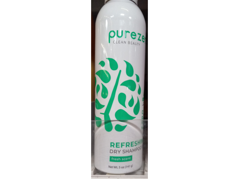 Purezero Refreshing Dry Shampoo, Fresh, 5 oz/141 g, Pack Of 2