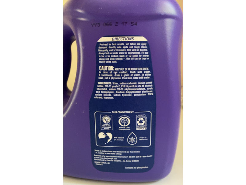 Xtra, Liquid Detergent Mountain Rain, 116 Loads, 139.2 fl oz