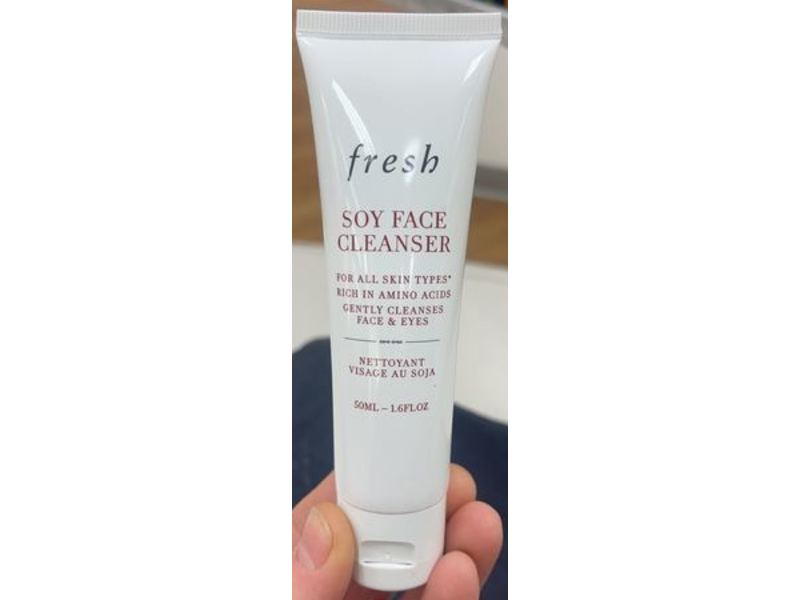 Fresh Soy Face Cleanser, Rich In Amino Acids, 1.6 fl oz/50 mL