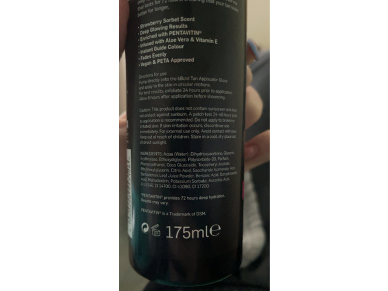 bBold Moisture Mousse Tan, Super Dark, 175 mL