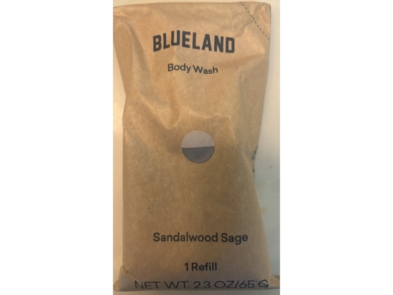 BlueLand Body Wash Refill, Sandalwood Sage, 2.3 oz/65 g